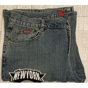 Le more‎ Women's NBA Basketball teams Patch Jeans Size 15.